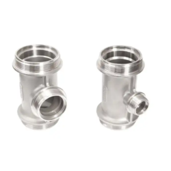Lost wax casting pipe fittings